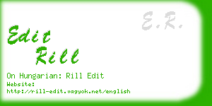 edit rill business card